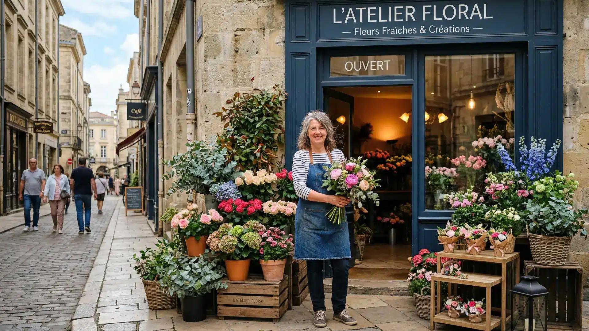 Création de site vitrine sur mesure à Bordeaux pour fleuriste